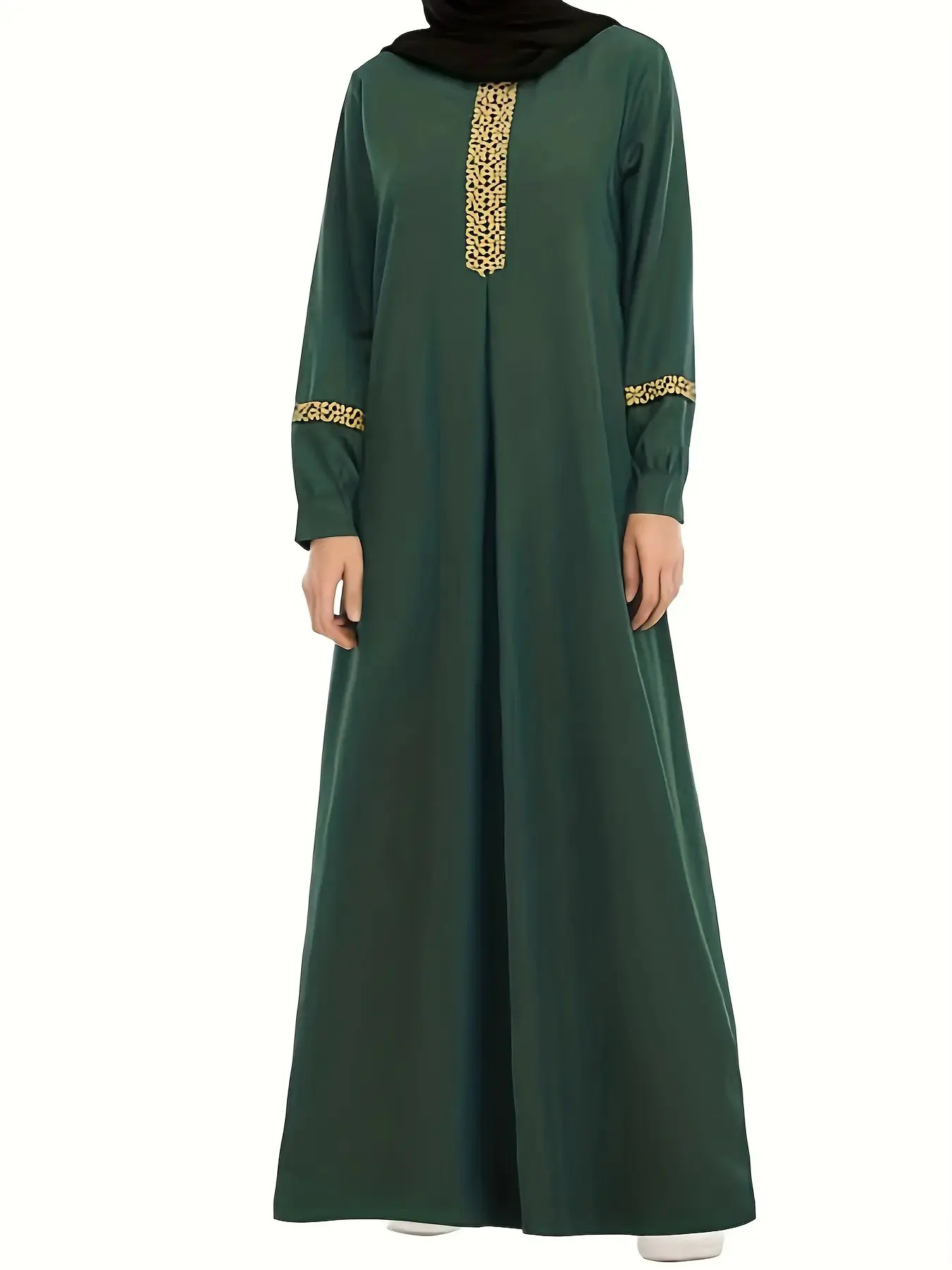 Women's Muslim Long Robe Dress Islamic Prayer Gown Contemporary Style, Ultra-Long Praying Clothing, Modest Fashion, Traditional Arabic Comfortable and Stylish, Modesty Thobe, Clothes, Women Gowns, Outfits, Premium