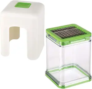 Tower Fry Cutter – Heavy-Duty Potato Cutter for Perfect Fries, Easy-to-Use, Stainless Steel Blades, BPA-Free