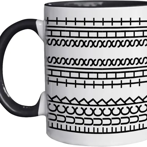 12oz Ceramic Drinkware Letter Print Humorous Mug - Hidden Joke "Fuck This Shit" Coffee Cup, Washable Dishwasher Safe, Office Coworker Gift, 11oz Option, Sports & Outdoor Accessory