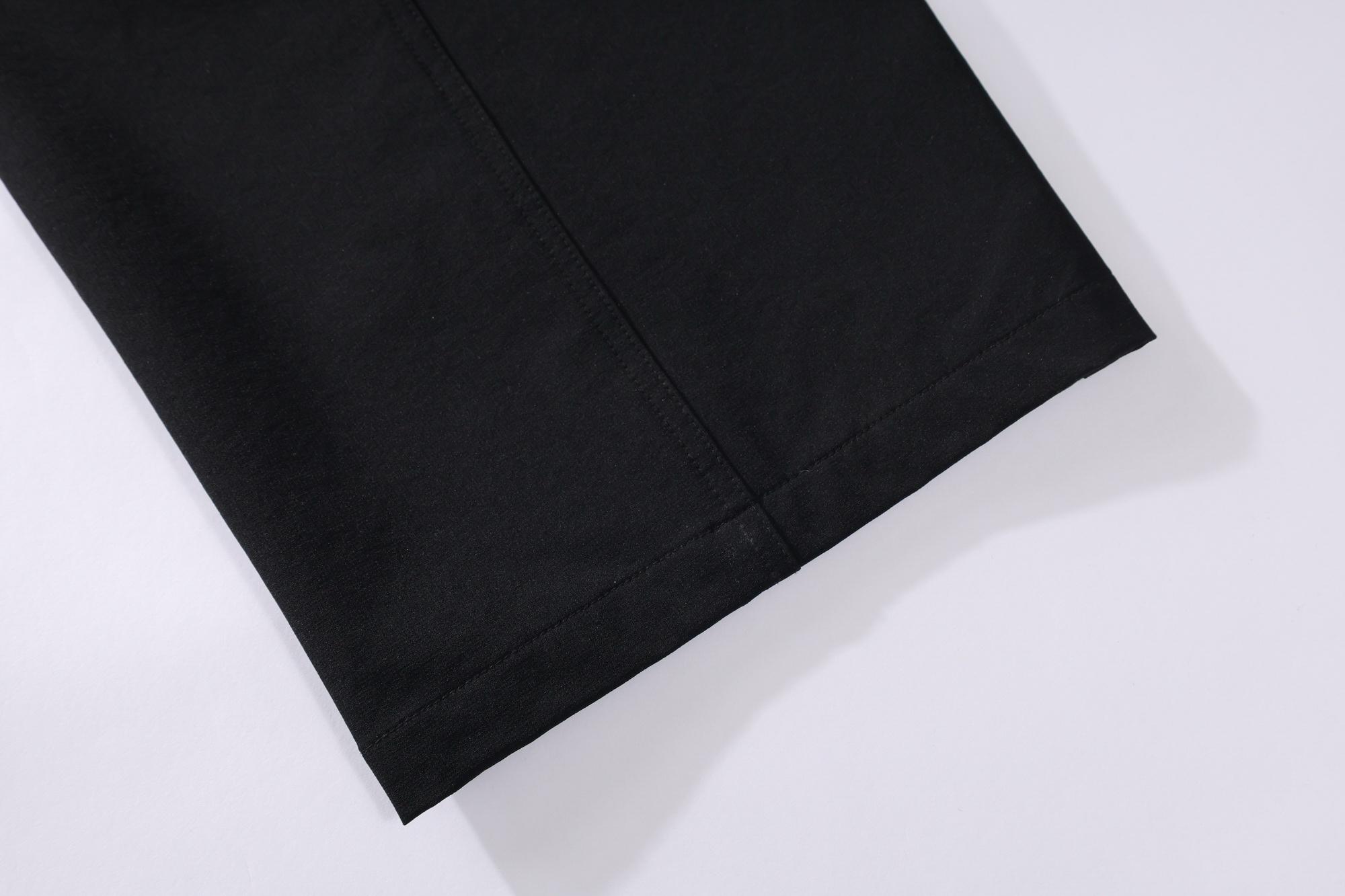 Men’s summer American casual cargo pants, loose straight fit, comfortable and breathable