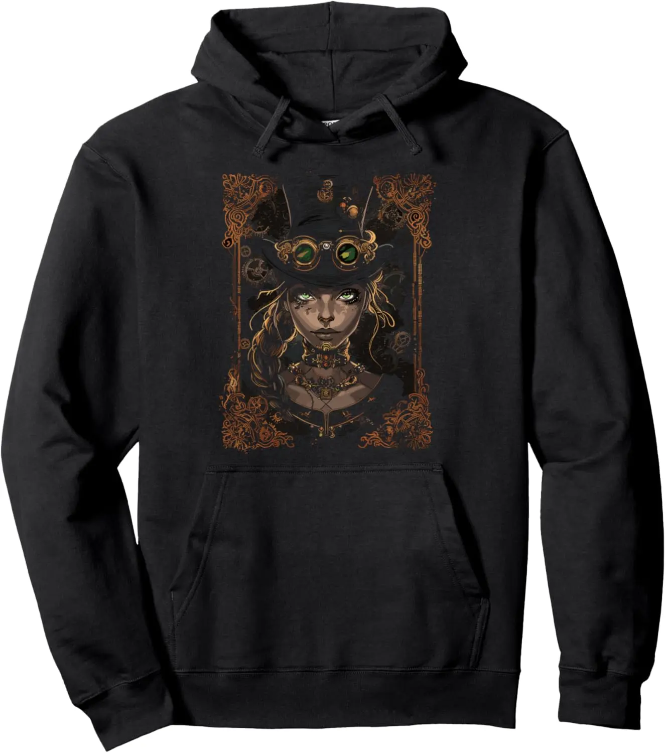 Mechanical Women Steampunk Pullover Hoodie 7