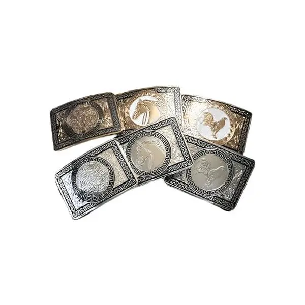 Men's Custom Western Fashionable Metal Buckles - High Quality Hand-Crafted Pressed Plate Big Cowboy Belt Buckles, Men's Stuff, Ideal Gifts