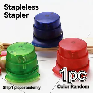 Pinless Stapler, No Nail Stapler, Ideal for Students Office Use, Suitable for Home School Office, Efficient Binding Solution, Office Stationery