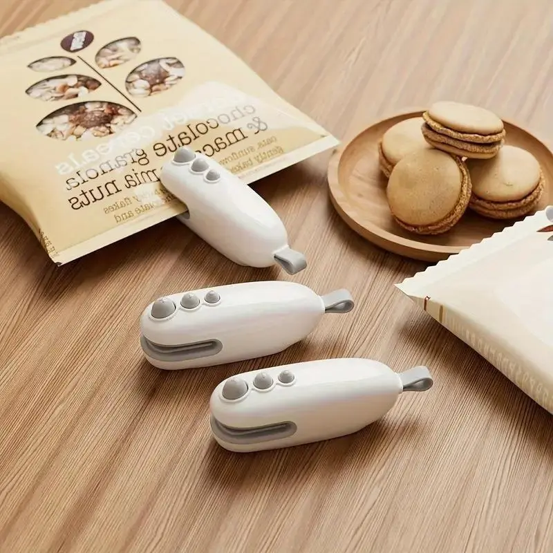 Mini Rechargeable Bag Sealer – 2-in-1 Heat Sealer & Cutter for Snack Bags