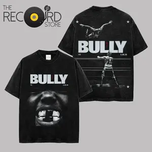 Bully - YE's 12th Studio Album Merch 2026 V2 Premium Washed Cotton T-Shirt For Ye Fans, Ye Stans Hip-Hop Shirt, Gift For Ye Fan Graphic Tee, Bully Album Fan Merch Shirt
