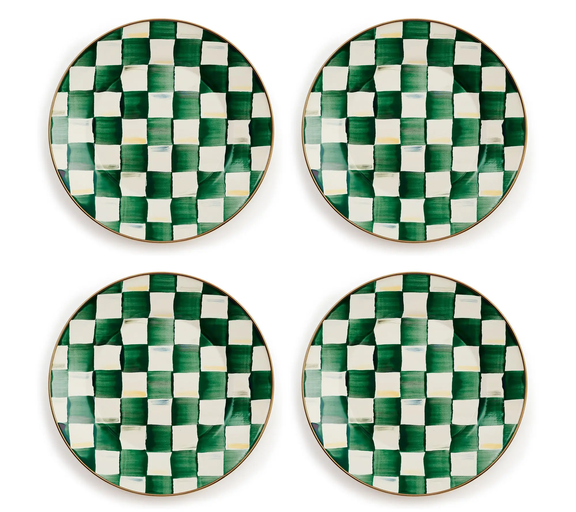 MacKenzie- Childs Set of 4 Dinner Plates MacKenzie- Childs Set of 4 Dinner Plates