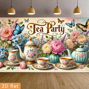 Happy Birthday Backdrop Party Birthday Backdrop Balloon Gift Box Celebration Background Cloth Birthday Tapestry Wall Hanging Photography Background Polyester Fiber Party Decor Home Garden Farm Courtyard Room Studio Prop Wall Art Banner