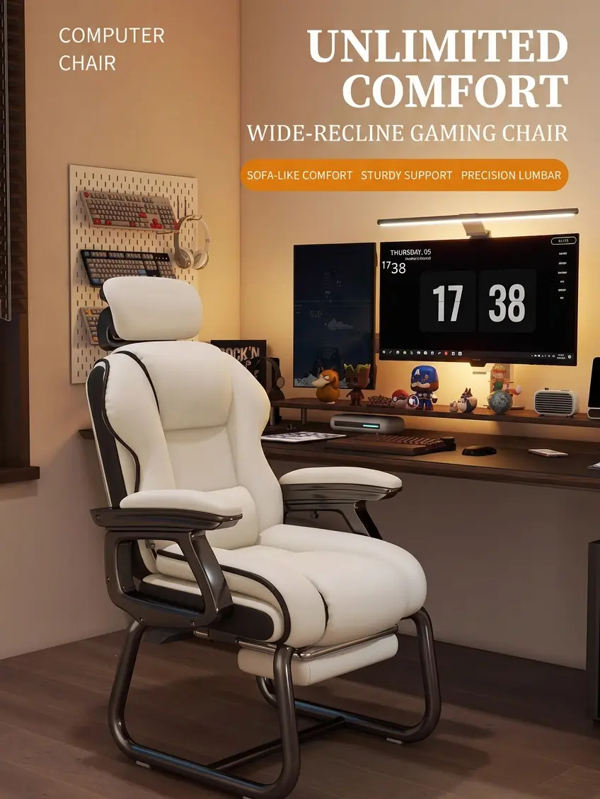 Premium Reclining Gaming Chair Comfortable Ergonomic Computer Chair with Wide Seat for PC Gaming Setup and Home Office
