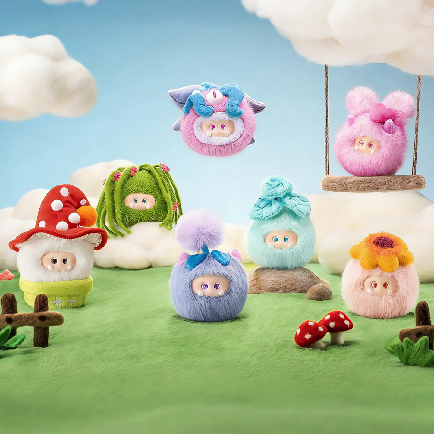Giggle Monster Sprout Story Series Plush Blid Box Giggle Monster Sprout Story Series Plush Blid Box