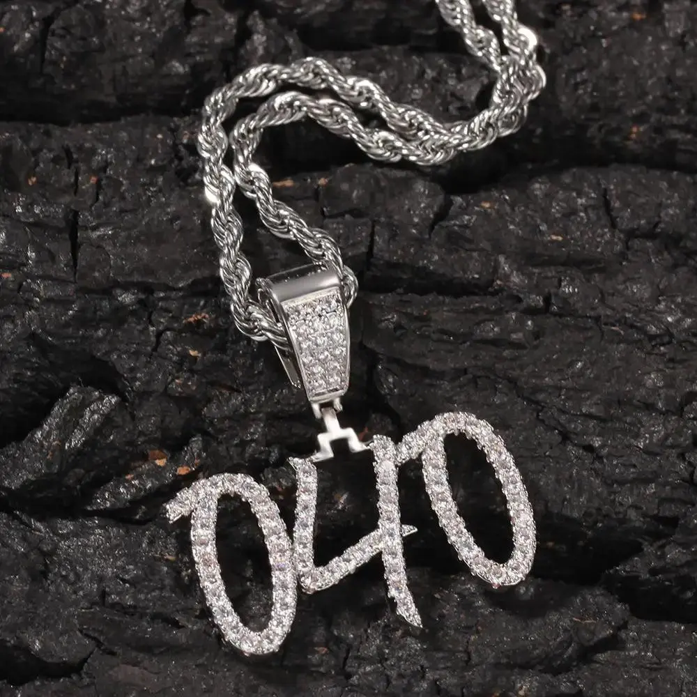 Brush Font Custom Name Necklace