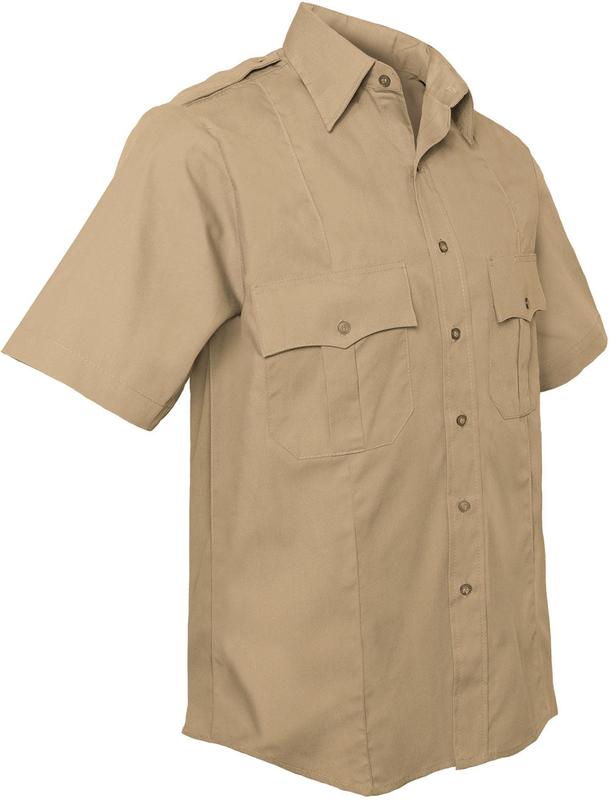 Khaki - Short Sleeve Uniform Shirt for Law Enforcement & Security Professionals