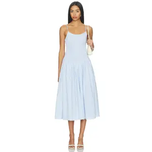 Elodie the Label x REVOLVE Ives Dress in Light Blue Gingham