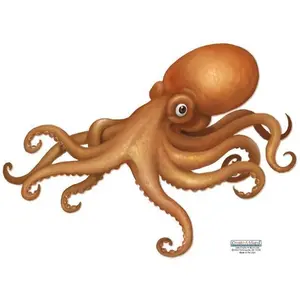 Octopus Mural Decal