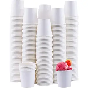 300Pack 4oz Disposable Paper Cups,Hot/Cold Beverage Drinking Cup,Small Paper Cups For Bathroom And Mouthwash
