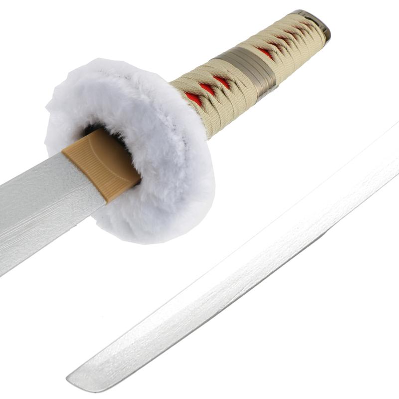 ELERVINO 31 inches Bamboo Wooden Roronoa Zoro Sword Cosplay Death Surgeon Trafalgar Law Swords with Black Belt & Holder Stand Display for Halloween Anime Role Playing Props Cosplay Collection Decoration Christmas Gift Birthday Decoration