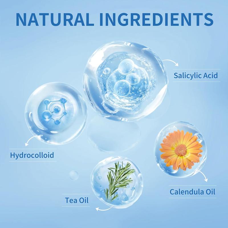 78 Count Pimple Patches for Face, Hydrocolloid Acne Patch Bulk, Acne Stickers for Covering Cheeks, Forehead, Chin Blemishes Zit Breakouts for All Skin Types (Star size ) Cosmetic