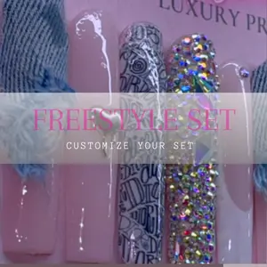 FREESTYLE PRESS ON SET Long-lasting