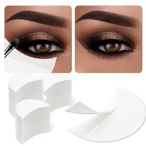 50pcs/Set Eyeshadow Makeup Isolation Stickers, Disposable Lint-Free Pads, False Eyelash Extension, Makeup Tools - Lash Stencils, Eyeshadow Shields, Lint-Free Eye Makeup Patches, Eyelash Extender - For Women & Girls