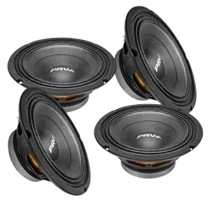4x PRV Audio 8MB450-4 v2 Midbass Car Audio 8" Speakers 4 Ohm 8MB PRO 1800 Watts