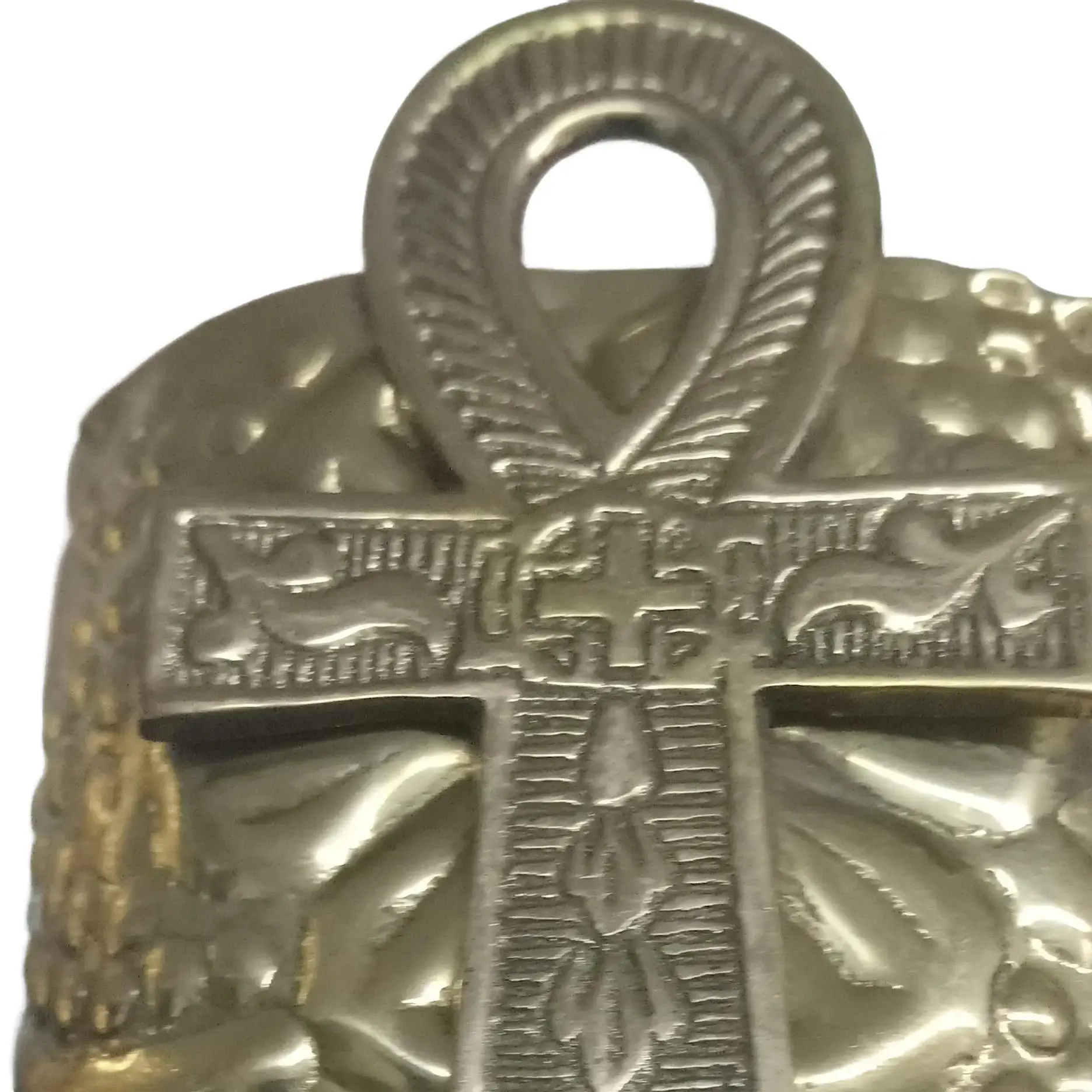 Copper Plated Braceless Ankh Symbol of Life Ancient Egyptian Design Good Energy Power of Knowledge Times