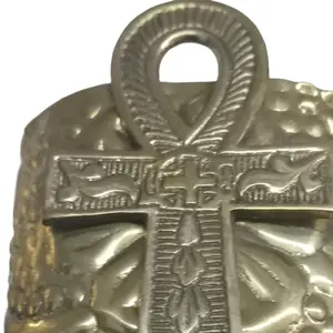 Copper Plated Braceless Ankh Symbol of Life Ancient Egyptian Design Good Energy Power of Knowledge Times