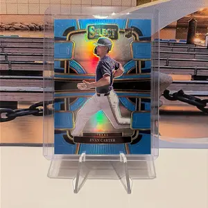 Evan Carter rookie panini select blue /199