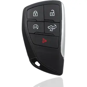 Keyless Entry Smart Key Fob for 2022-2024 Chevrolet Silverado GMC Sierra 1500 2500 3500 FCC YG0G21TB2 5-Key Chip 49 433 Mhz Replacement 13548437 13548440
