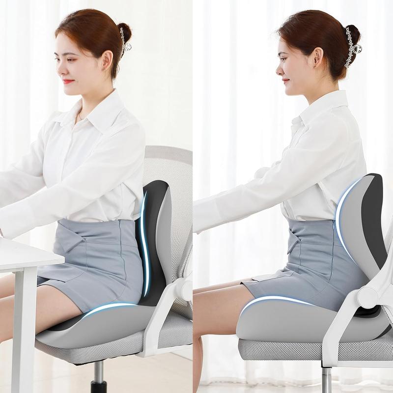 Non-Slip Memory Foam Seat Skin-Friendly Extended Zipper Easy Remove Wash Back Support Cushion Comfy Chair Adjustable Chair Breathable Cloth Leg Pain Mesh Non-Slip Memory Foam Seat Skin-Friendly Extended Zipper Easy Remove Wash Back Support Cushion Comfy Chair Adjustable Chair Breathable Cloth Leg Pain Mesh