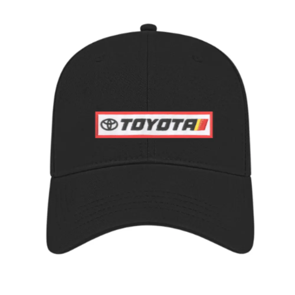 Toyota Retro Patch Snapback Logo Baseball Cap, Car Logo Hats for Casual Wear