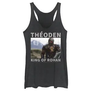 Women's Lord of the Rings Return of the King Theoden King of Rohan Racerback Tank Top
