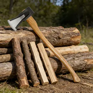 35.43-inch Splitting Axe, weighing 7.2 pounds, with a 31.52-inch ash wood handle - Perfect for splitting firewood, logs, and felling trees Woodworking Tools Tool Box Heavy Duty