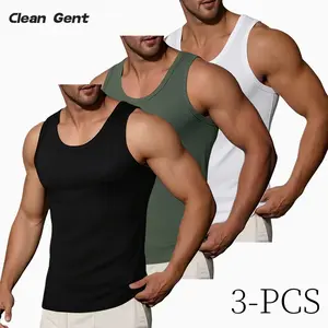 Clean Gent men's solid color shapewear vest, breathable and comfortable shapewear vest, men's shapewear for all seasons, men's wardrobe must-have sports vest, comfortable and practical men's clothing, men's sportswear