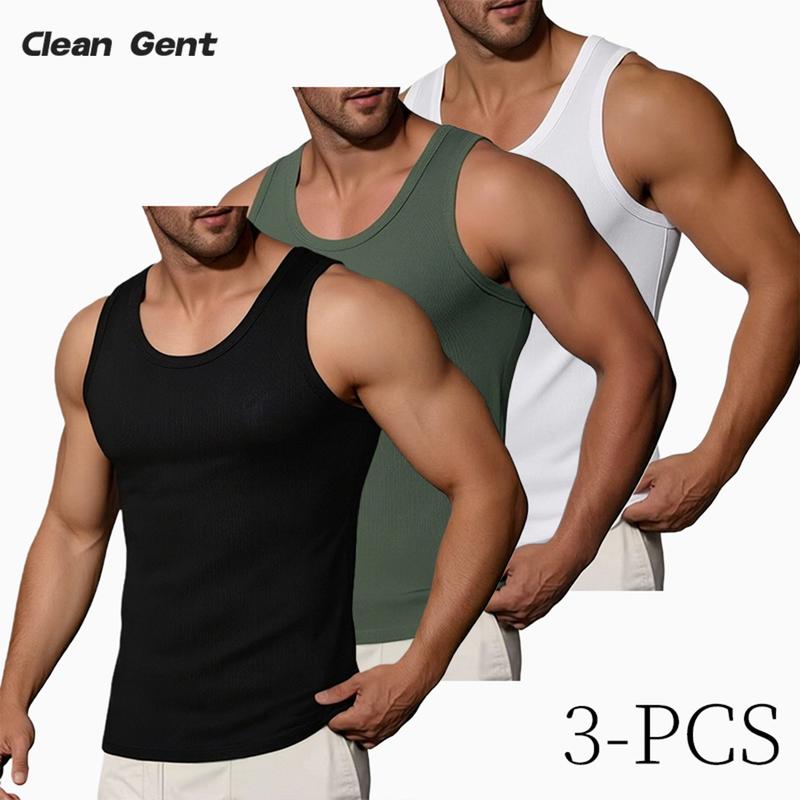 Clean Gent men's solid color shapewear vest, breathable and comfortable shapewear vest, men's shapewear for all seasons, men's wardrobe must-have sports vest, comfortable and practical men's clothing, men's sportswear