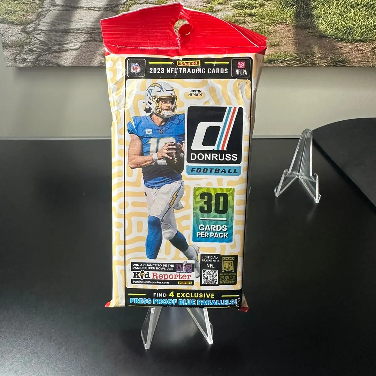 2023 Panini Donruss NFL Football Fat Pack Cello Value Hanger Pack Downtown Hunt Live