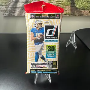2023 Panini Donruss NFL Football Fat Pack Cello Value Hanger Pack Downtown Hunt Live
