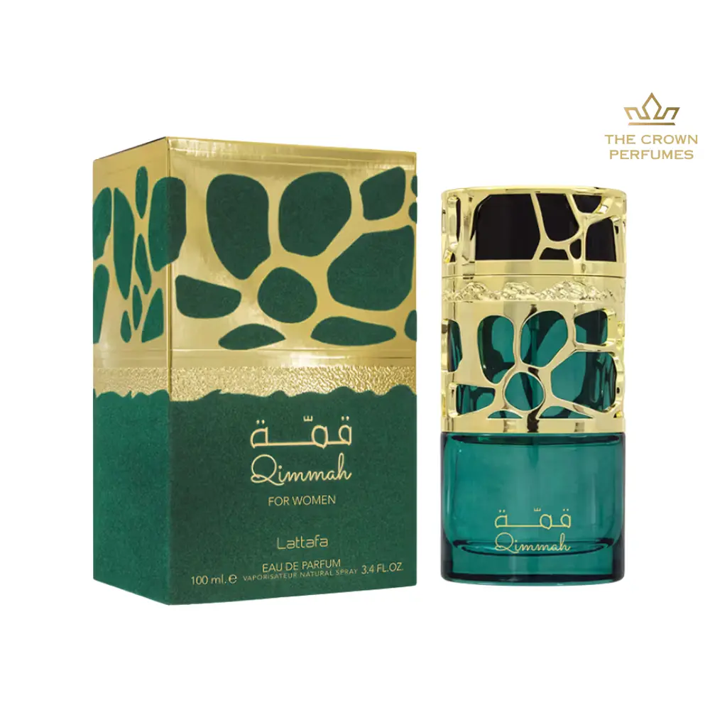 Lattafa Qimmah for Women Eau de Parfum – 3.4 OZ (100 ML) | Elegant & Long-Lasting Oriental Floral Fragrance​