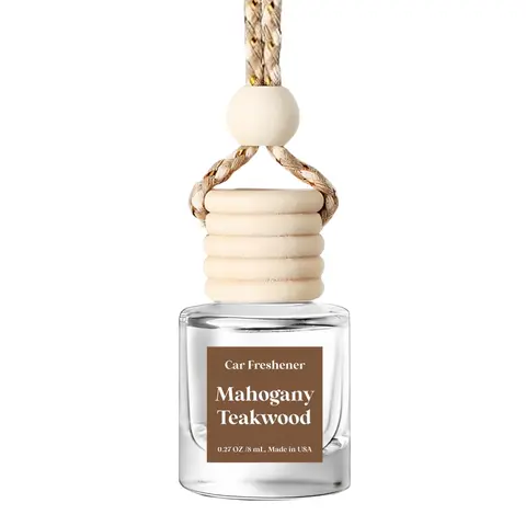 Scented Car Air Freshener - Long Lasting Fragrance Car Diffuser,Scent Perfume Car Aromatherapy,Teakwood,Vanilla