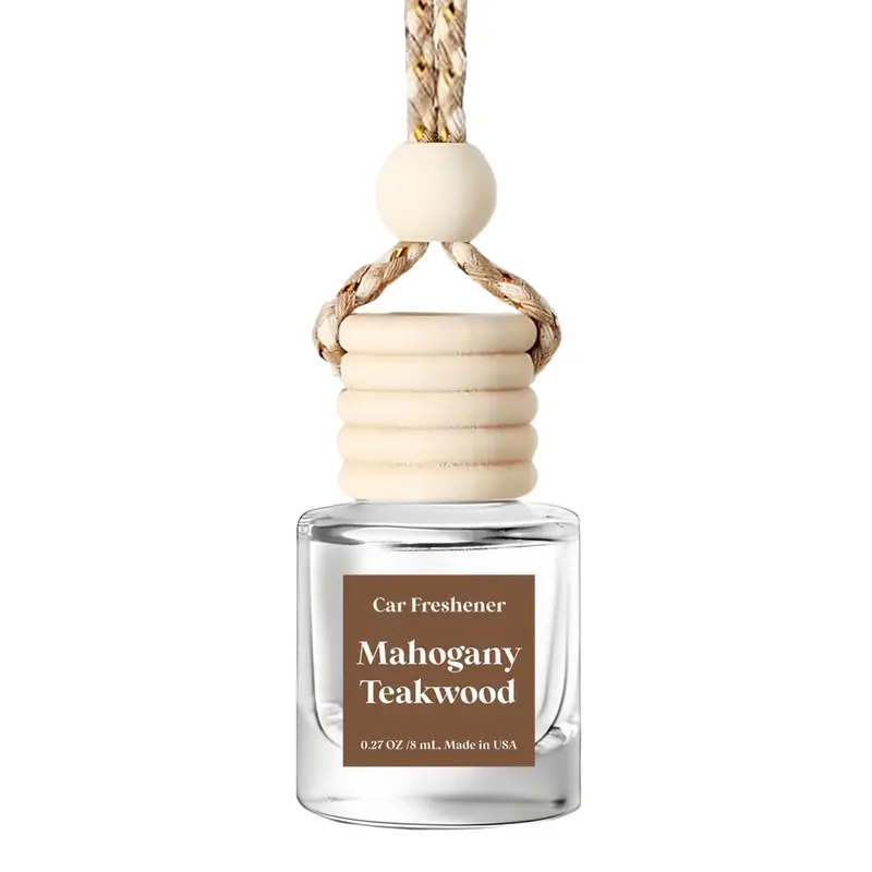 Scented Car Air Freshener - Long Lasting Fragrance Car Diffuser,Scent Perfume Car Aromatherapy,Teakwood,Vanilla