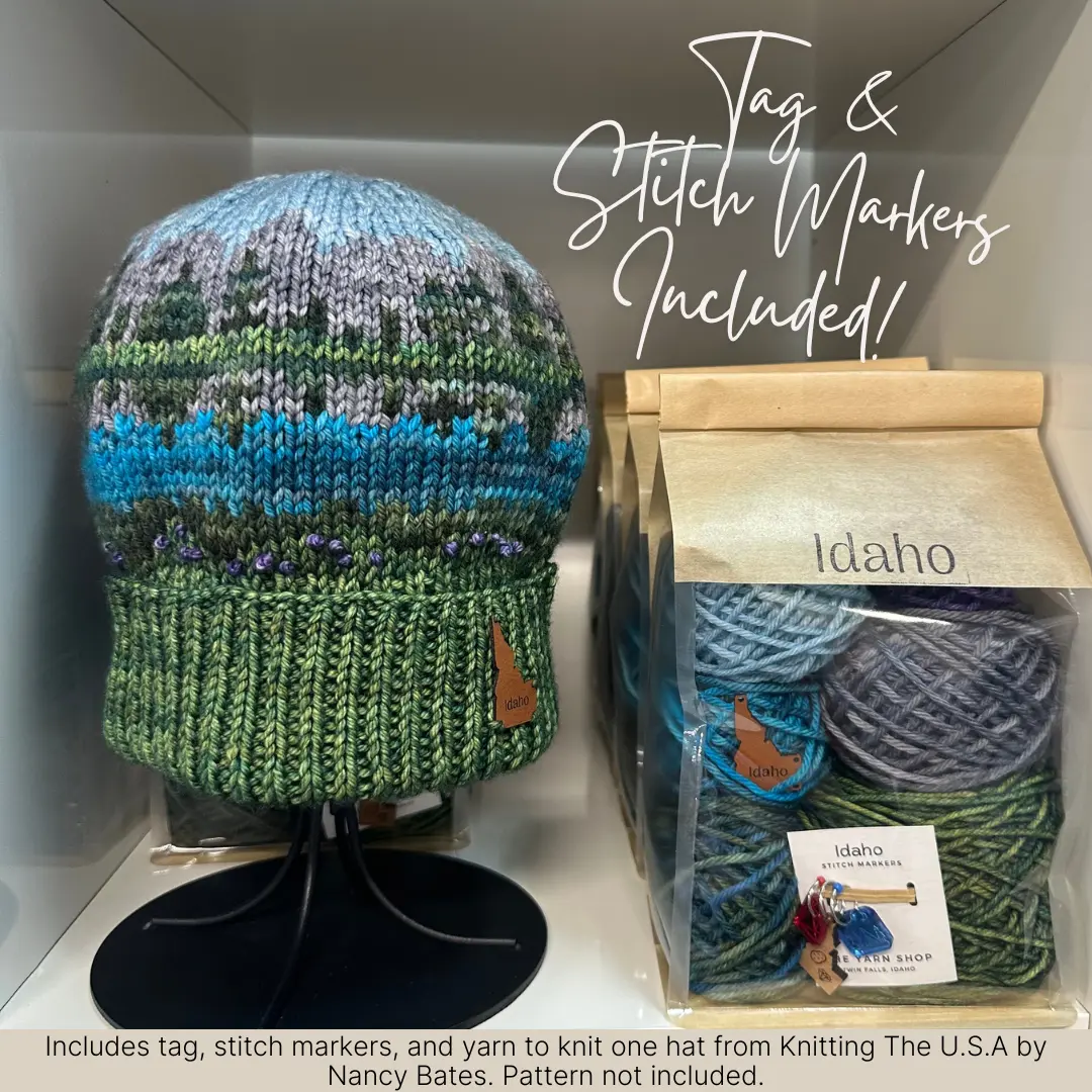Idaho | The Yarn Shop - Knitting The U.S.A. Beanie Kit
