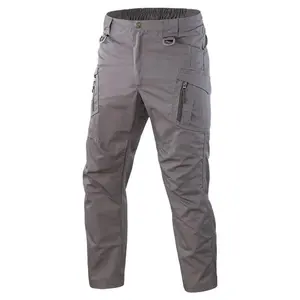 MenCitypantscargotrousersmulti-pocketwaterproofwear-resistantcasualtrainingoverallsfatcargoquickdrypantsMenswear