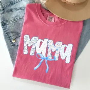 Comfort Colors Mama Tshirt, Birthday Gift For Mom, Mothers Day Gift, New Mom Gift, Baby Shower Gift, Mom Tshirt, Pregnancy Announcement Tee, Unisex Casual Graphic T-Shirts