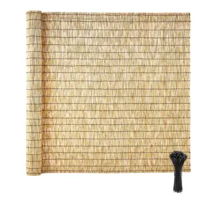 【FathersDayGift】VEVOR Natural Reed Fencing, 5.58 x 16.4 ft, Decorative Natural Reed Fencing Roll, Decorative Fence for Backyard Garden Divider, Privacy Screen Panel Curtain for Balcony Patio Garden Backyard Outdoor