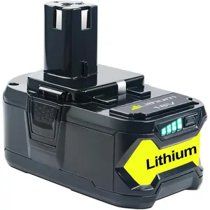 6.0Ah  Replacement for Ryobi 18V  ONE+ P108 P102 P103 P104 P105 P107 Compatible with Ryobi 18V Cordless Powertools