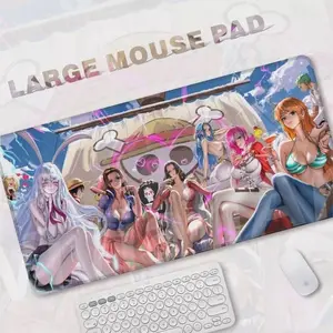 Anime onee piecee Large Mouse Pad Desk Mat Keyboard Pad Mousepad