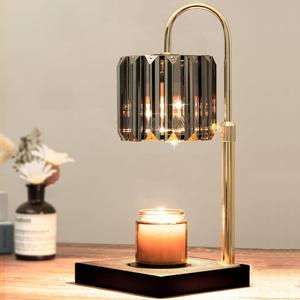 candle warmer lamp with timer, 1 count desktop dimmable lighting candle heater lamp without candle, elegant home decoration for jar candles, room cozy accessories