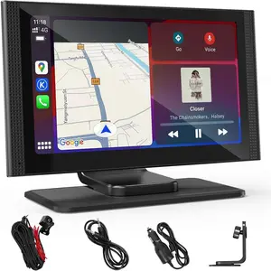 Screen - Clearance! Compatible with   and , 7"   Screen Portable  Stereo with 1080P Backup Camera, , Voice Control - Only $31.99