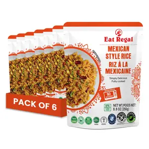 Eat Regal Authentic Mexican Style Rice, Microwavable Pack Of 7, 8.8 oz, Ready in 1.5 Minutes