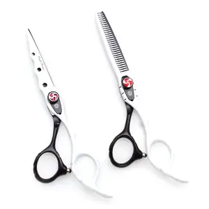 Professional Hairdressing Scissors Set, Haircutting Tools, Japan Stainless Steel, Ideal for Barbershop & Salons, Essential Thinning Tool