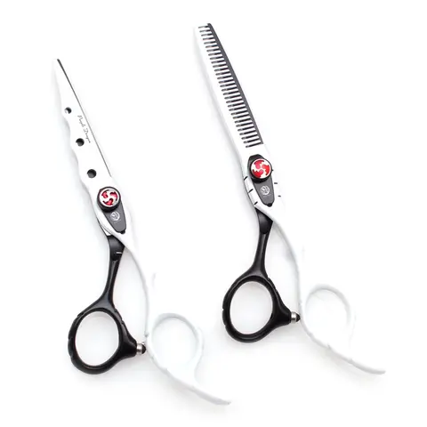 Professional Japan Stainless Steel Hairdressing Scissors Set, Ideal for Barbershop & Salons, Salon Supplies, Essential Thinning Tool, Barber Use Tools