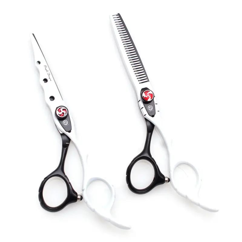 Professional Japan Stainless Steel Hairdressing Scissors Set, Ideal for Barbershop & Salons, Salon Supplies, Essential Thinning Tool, Barber Use Tools